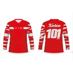 Camiseta moto cebra roja